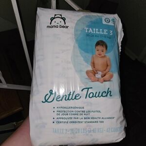 Amazon Mama Bear Gentle Touch Diapers Size 3 42 Count Package Babies 16-28 lbs